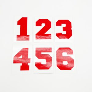 Numbered Labels (6 pack)