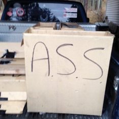 a box of ASS